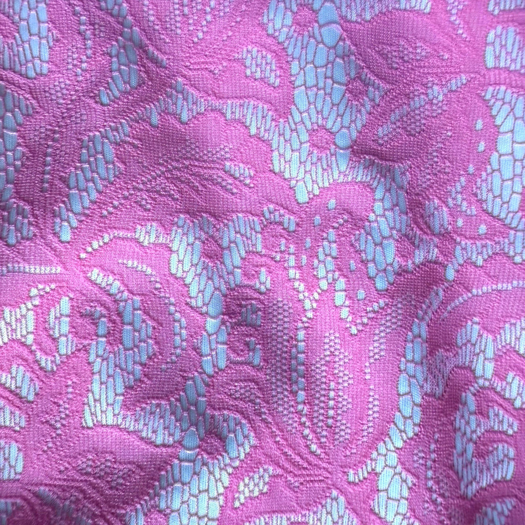Zara Pink Peplum Dress Strapless Midi Lace Women’s UK Size L