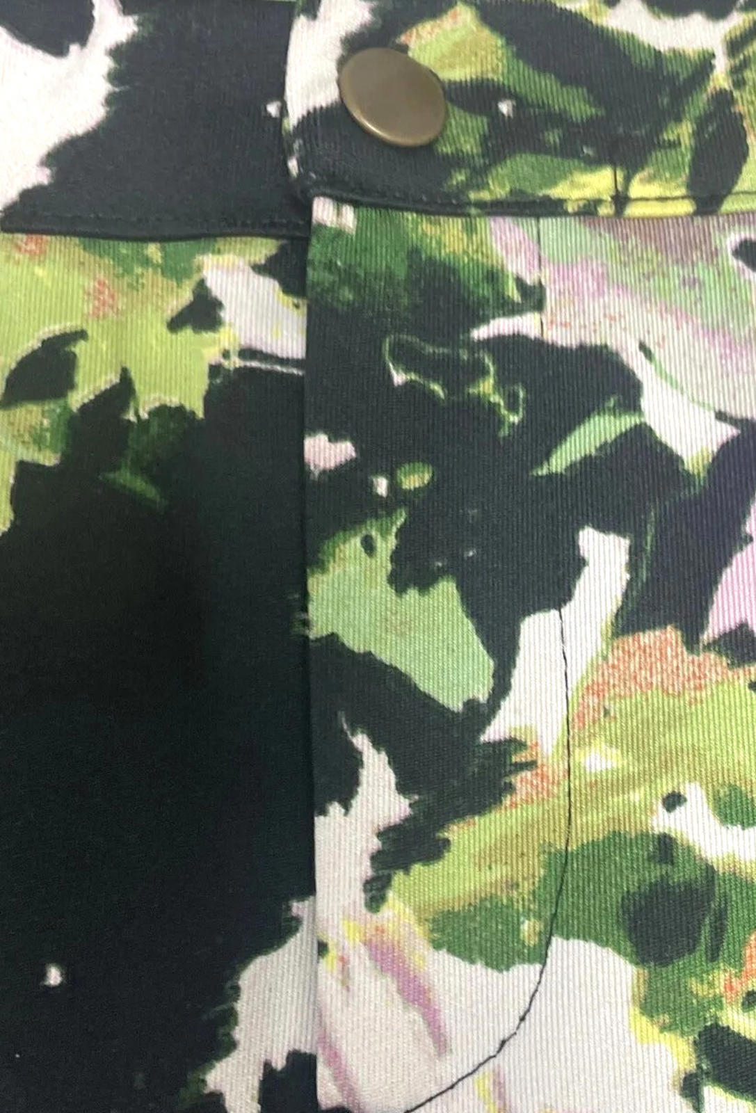 F&F Floral Trousers Skinny Fit High Waist Women's UK Size 8