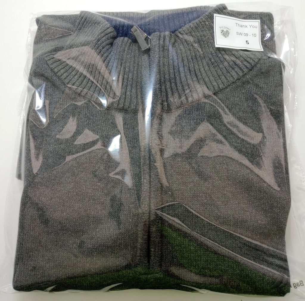 Nautica Knit Jumper Men's UK Size XL Grey Long Sleeve 1/4 Zip Sweater