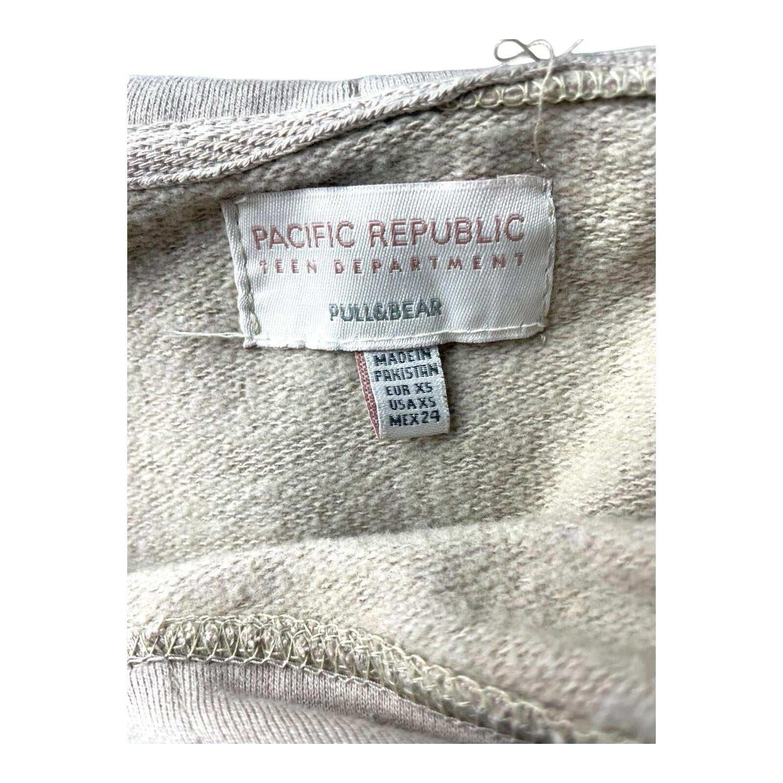 Pull&Bear Beige Oversized Hoodie Venice Women’s UK Size XS