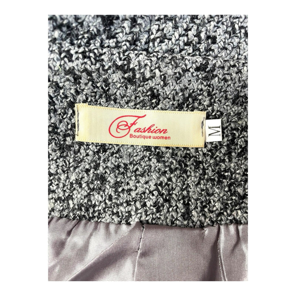 Airydress Coat Jacket Grey Speckled Mid Length Women’s UK Size S