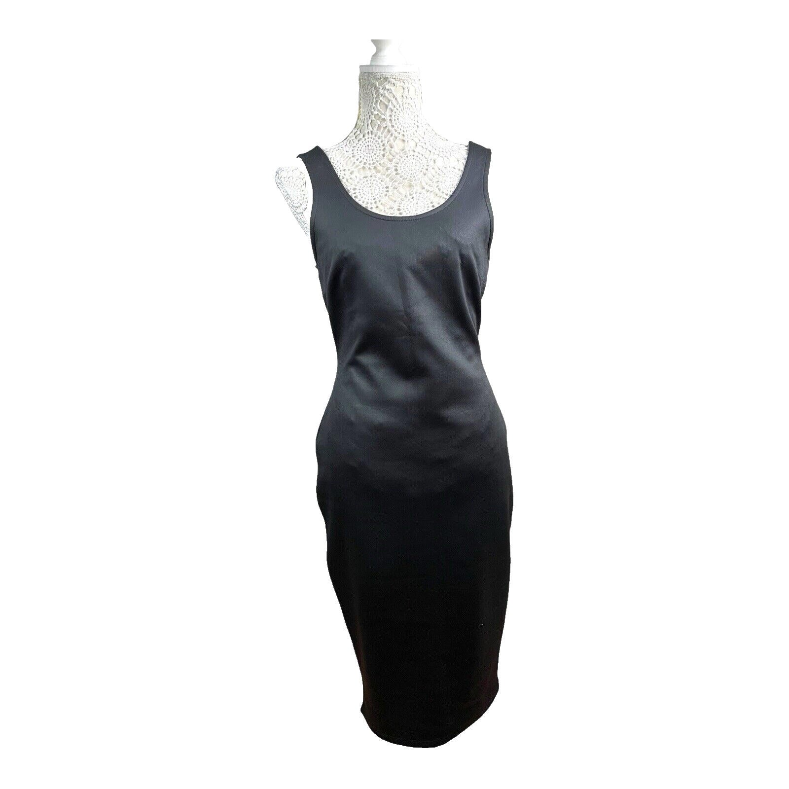 River Island Black Bodycon Dress Stretch Women’s UK Size 12