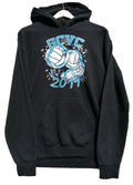Volleyball Hoodie Women's Size S Graphic Print GCVC 2019 Sports Hooded Pockets