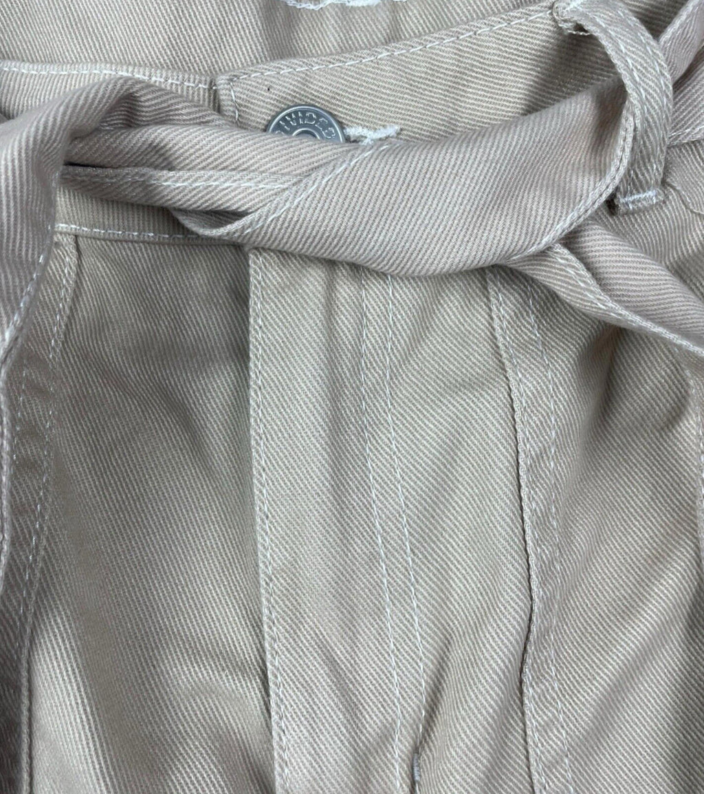 Divided Shorts Beige Denim Cargo Belted Women’s UK Size 8