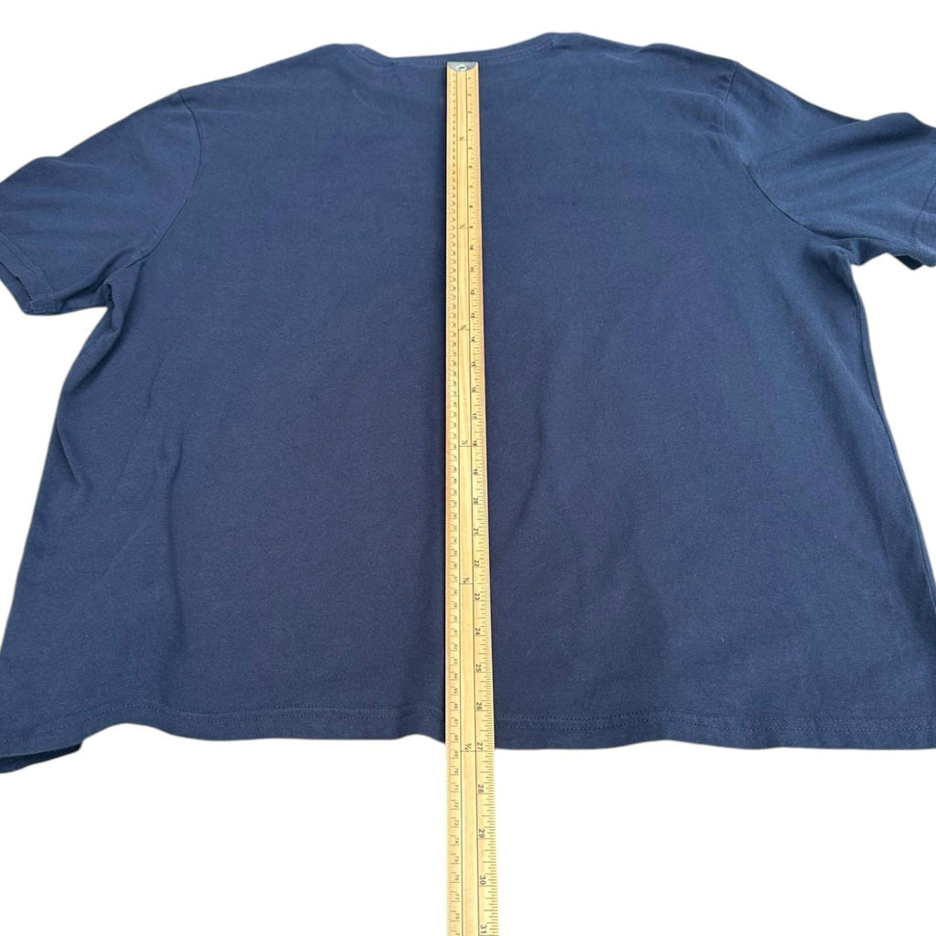 George T-Shirt Men's UK Size 2XL Blue Short Sleeve Crew Neck 100% Cotton