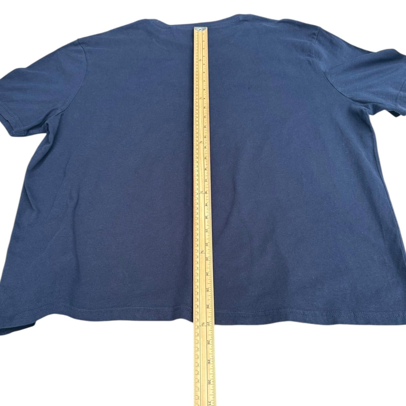 George T-Shirt Men's UK Size 2XL Blue Short Sleeve Crew Neck 100% Cotton