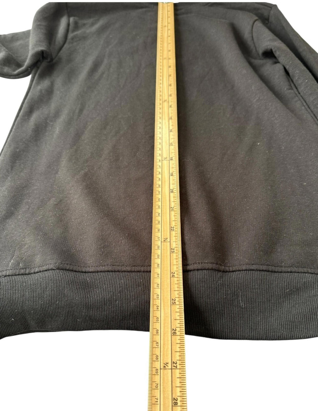 Jack & Jones Jumper Men's UK Size XS Black Rubber Logo Crew Neck
