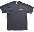 USA Transport Graphic Print T-Shirt Men's Size XL Black Crew Neck 100% Cotton