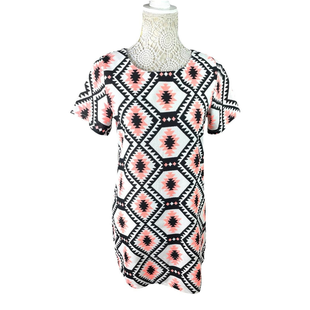 Cameo Rose Mini Dress Geometric Print Women’s UK Size 10