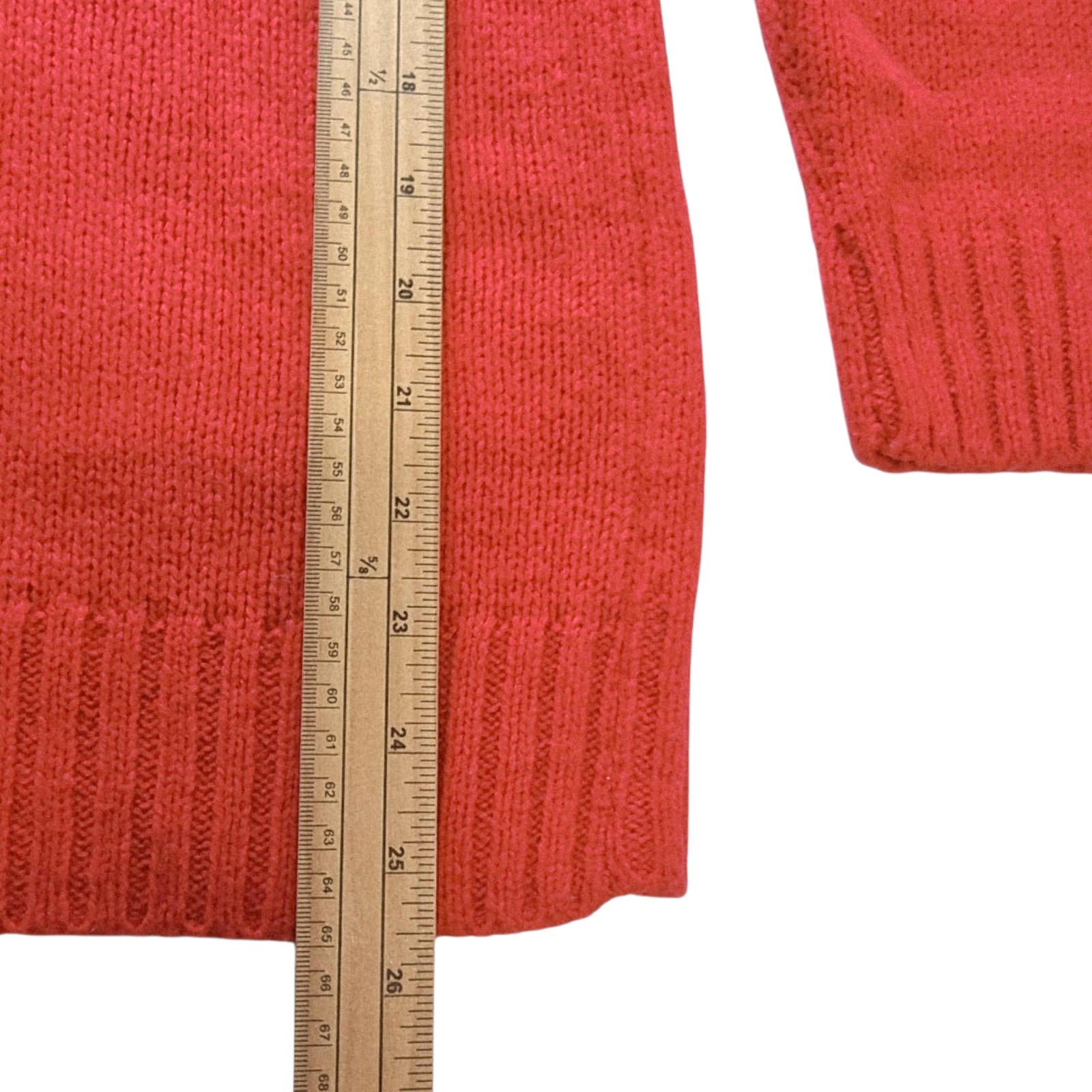 Forever 21 Los Angeles LA Knit Jumper Women's UK Size S Red Varsity Sweater