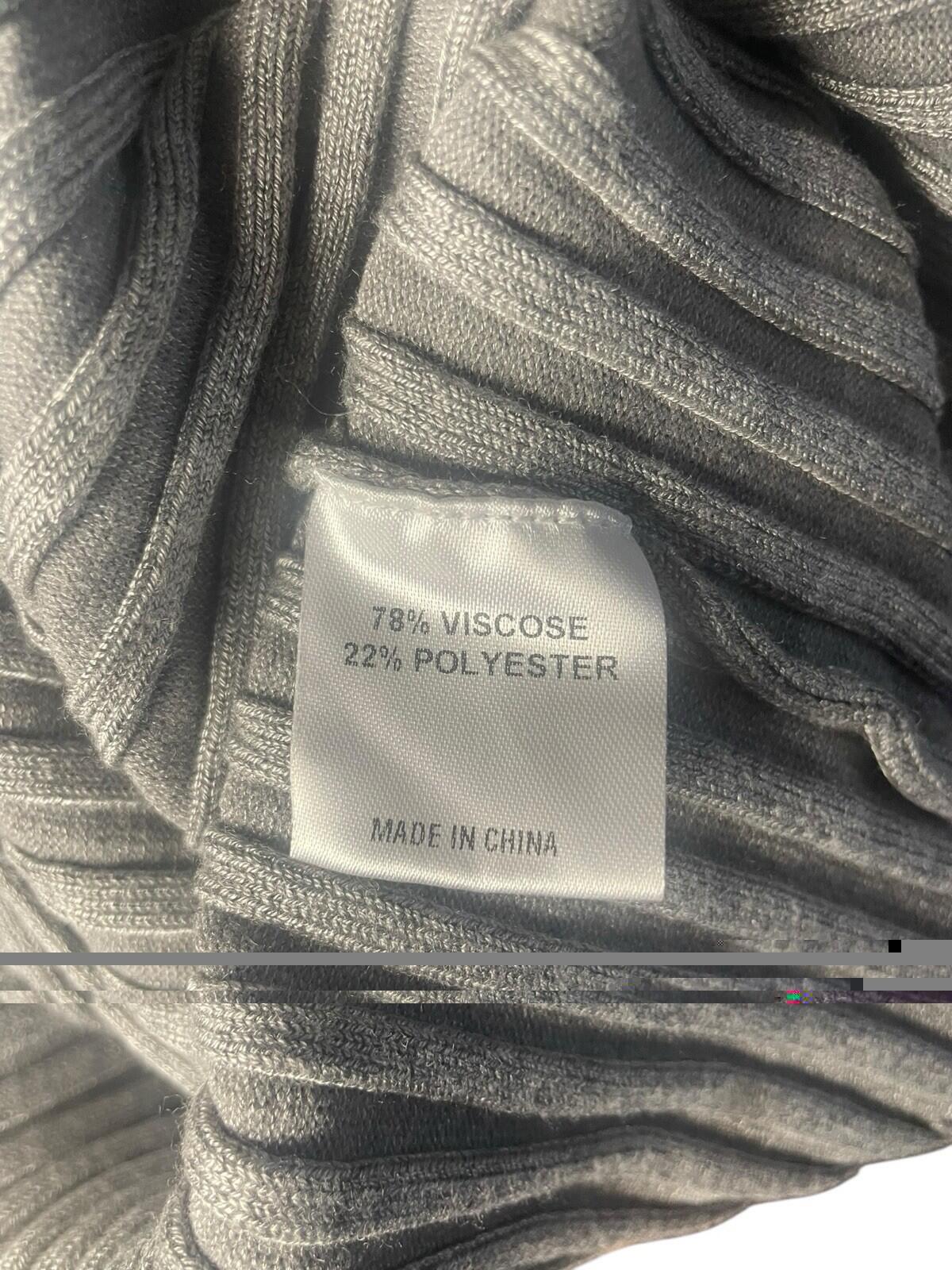 IX London Ribbed Bodycon Dress Women’s UK Size L Stretch Cut Out Side Mini Grey
