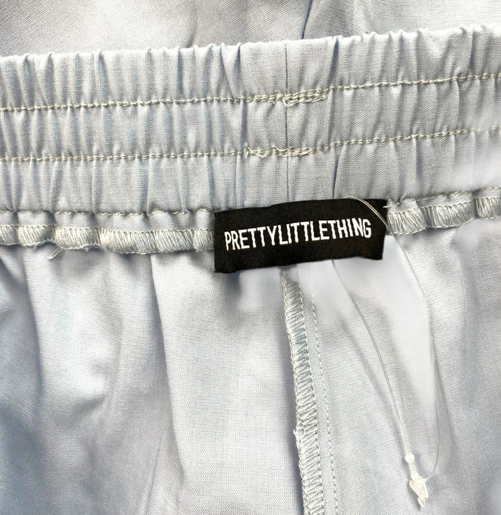 Pretty Little Thing Blue Boyfriend Shorts Elastic Waist Women’s UK Size 8