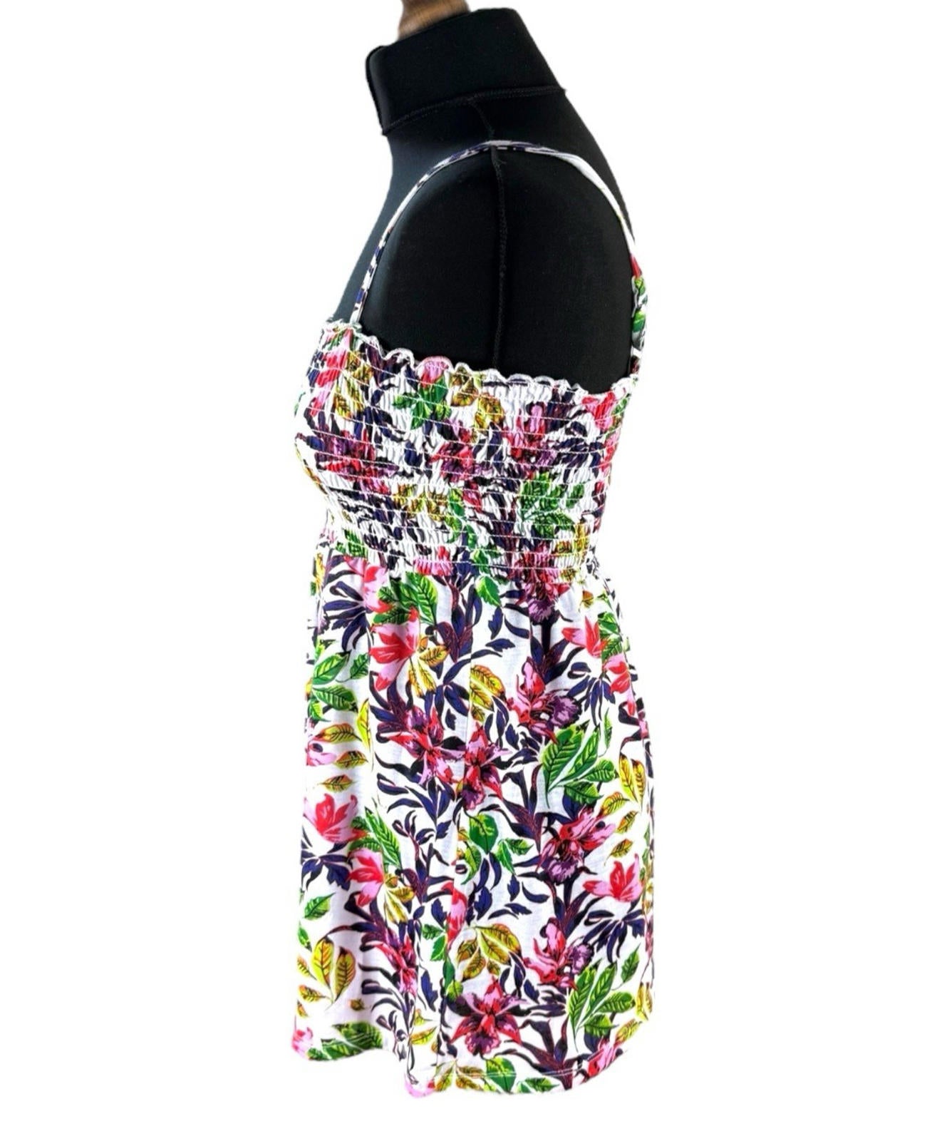 Originals Multicolour Floral Tank Top Blouse Floaty Women’s UK Size 12