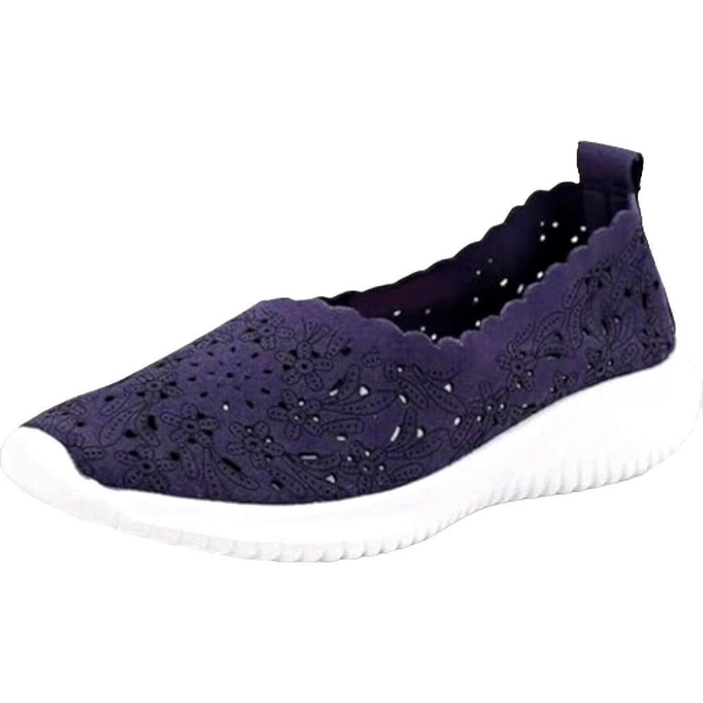 Finnline Navy Blue Slip On Shoes Memory Foam Women’s UK Size 4