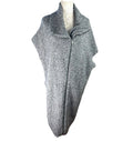 TU Mystery Jane Grey Sleeveless Cardigan Ribbed Women’s UK Size M