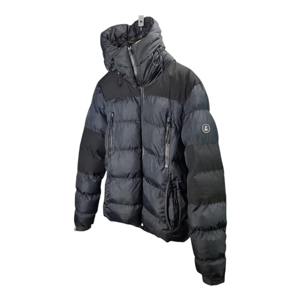 Lorenzo Veratti Puffer Jacket Men's UK Size M Black Windbreaker Down Coat Zip