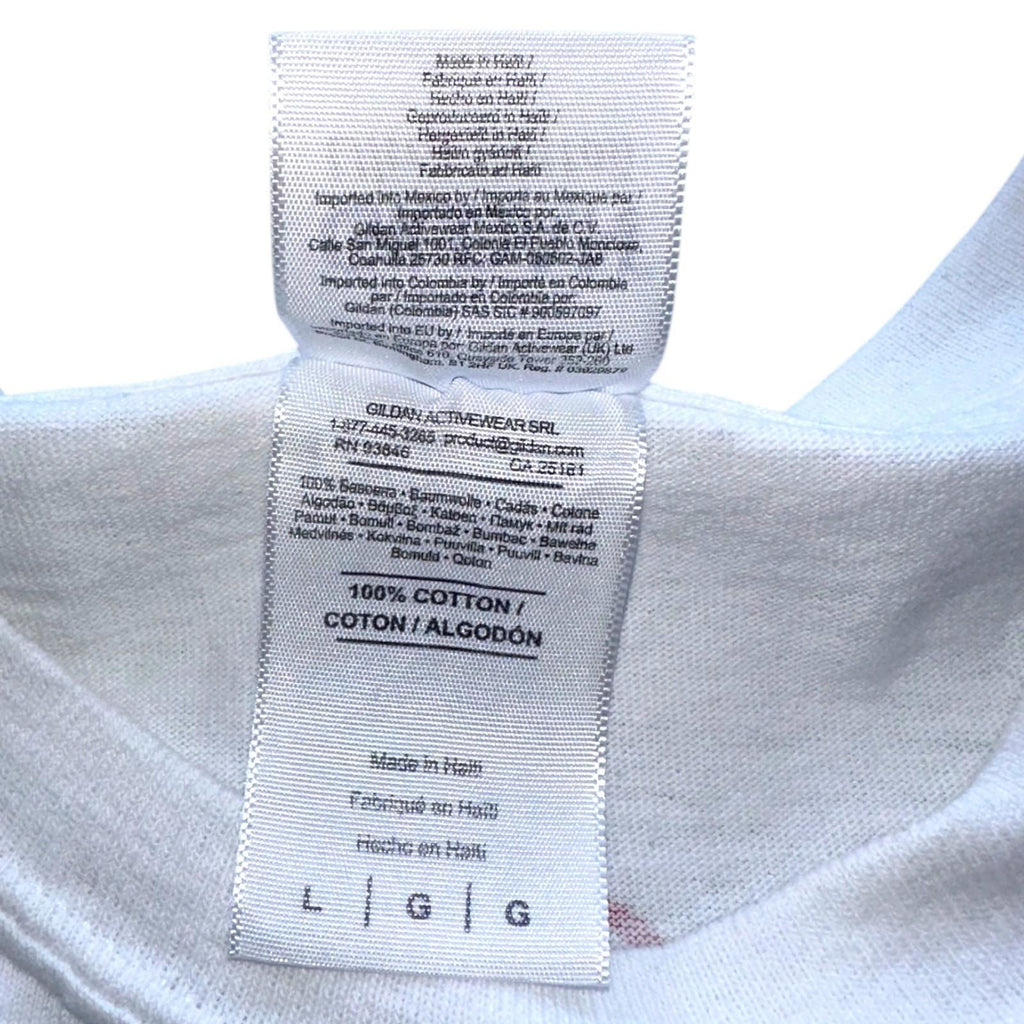 I Love Tennis T-Shirt Men's UK Size L White Graphic Print Short Sleeve Crew Neck