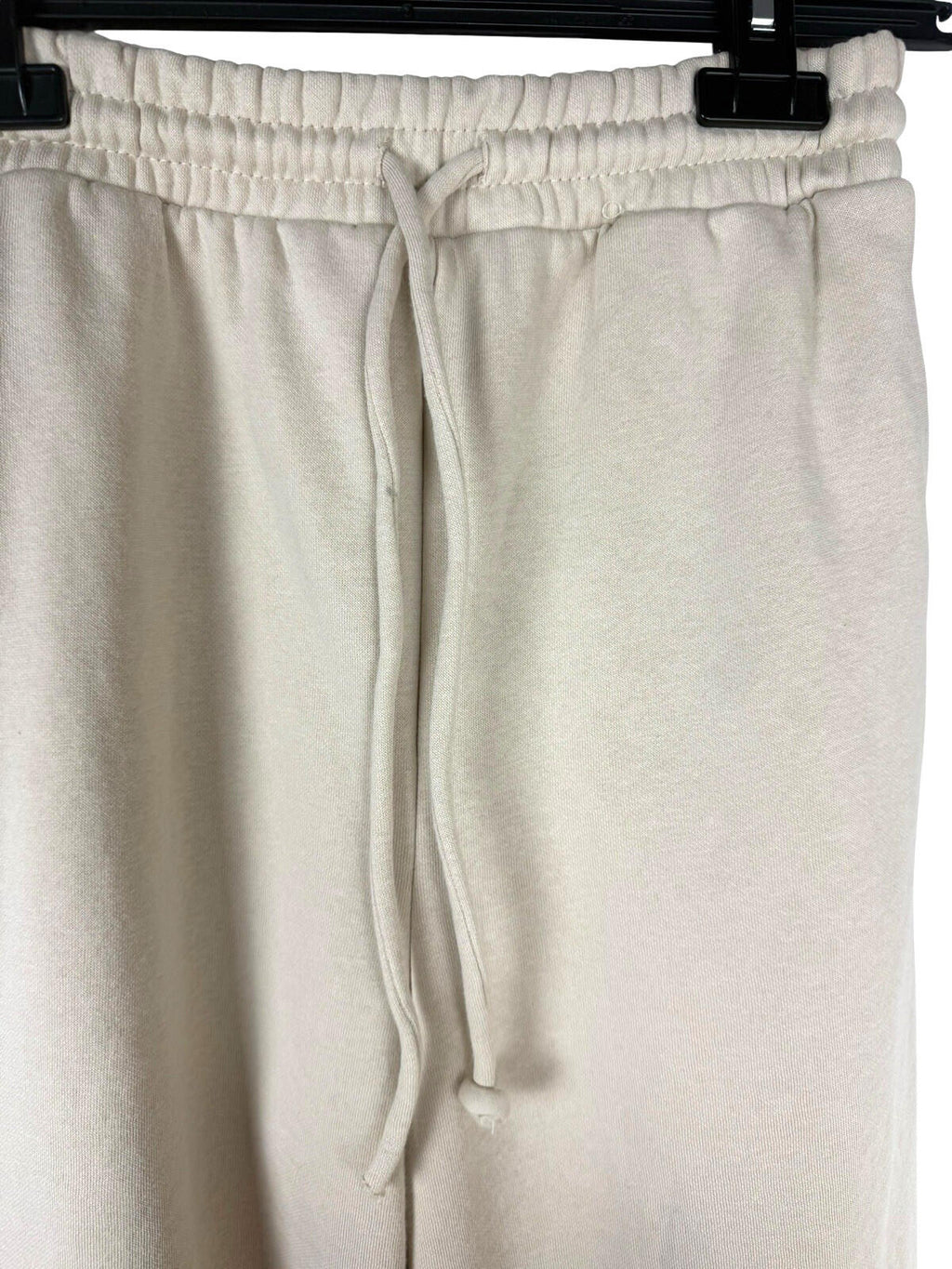 H&M Jersey Co Ord Set Women's UK Size XS Hoodie Jog Pants Beige