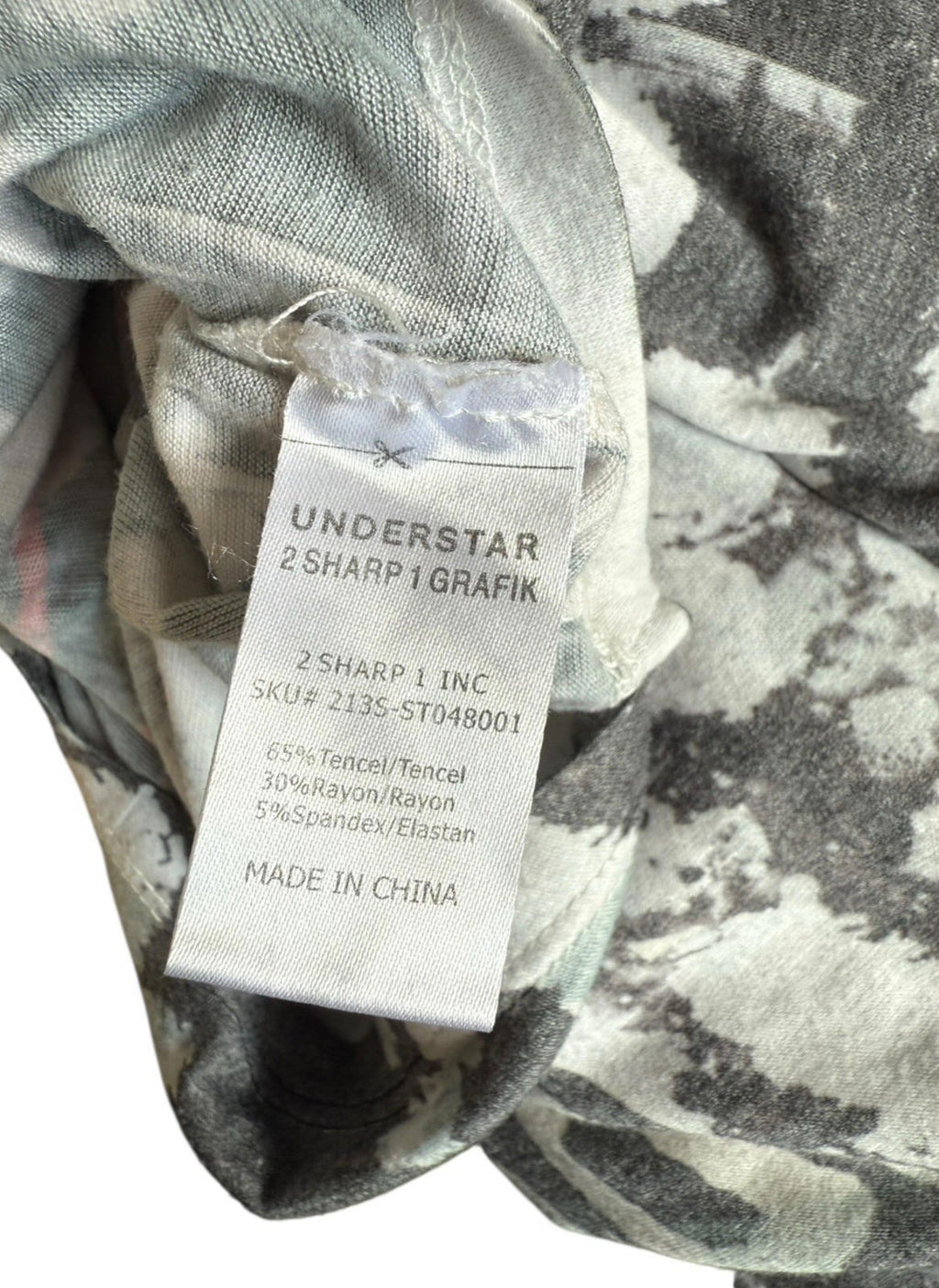 Understar Cropped T-shirt Graphic Print Relaxed Fit Women’s UK Size M
