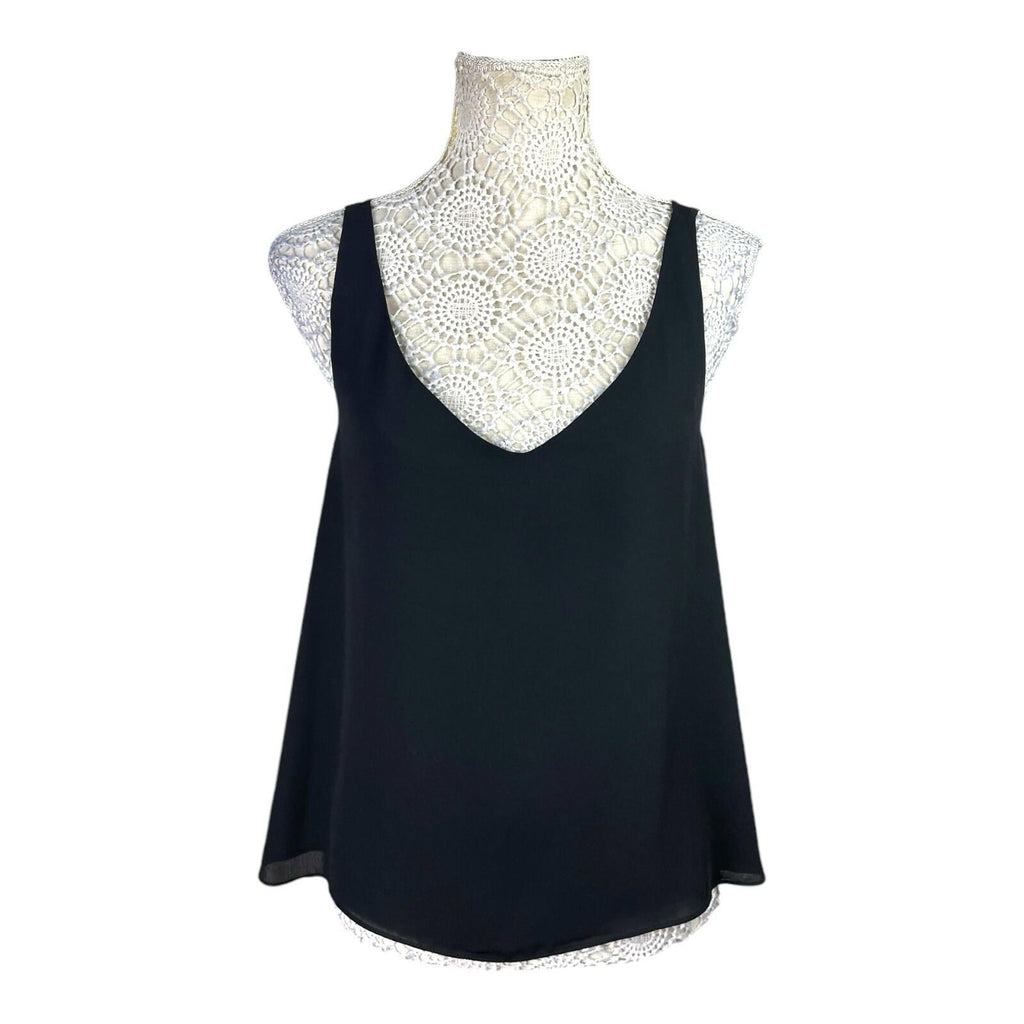 River Island Black Lightweight Vest Top Women’s UK Size 12