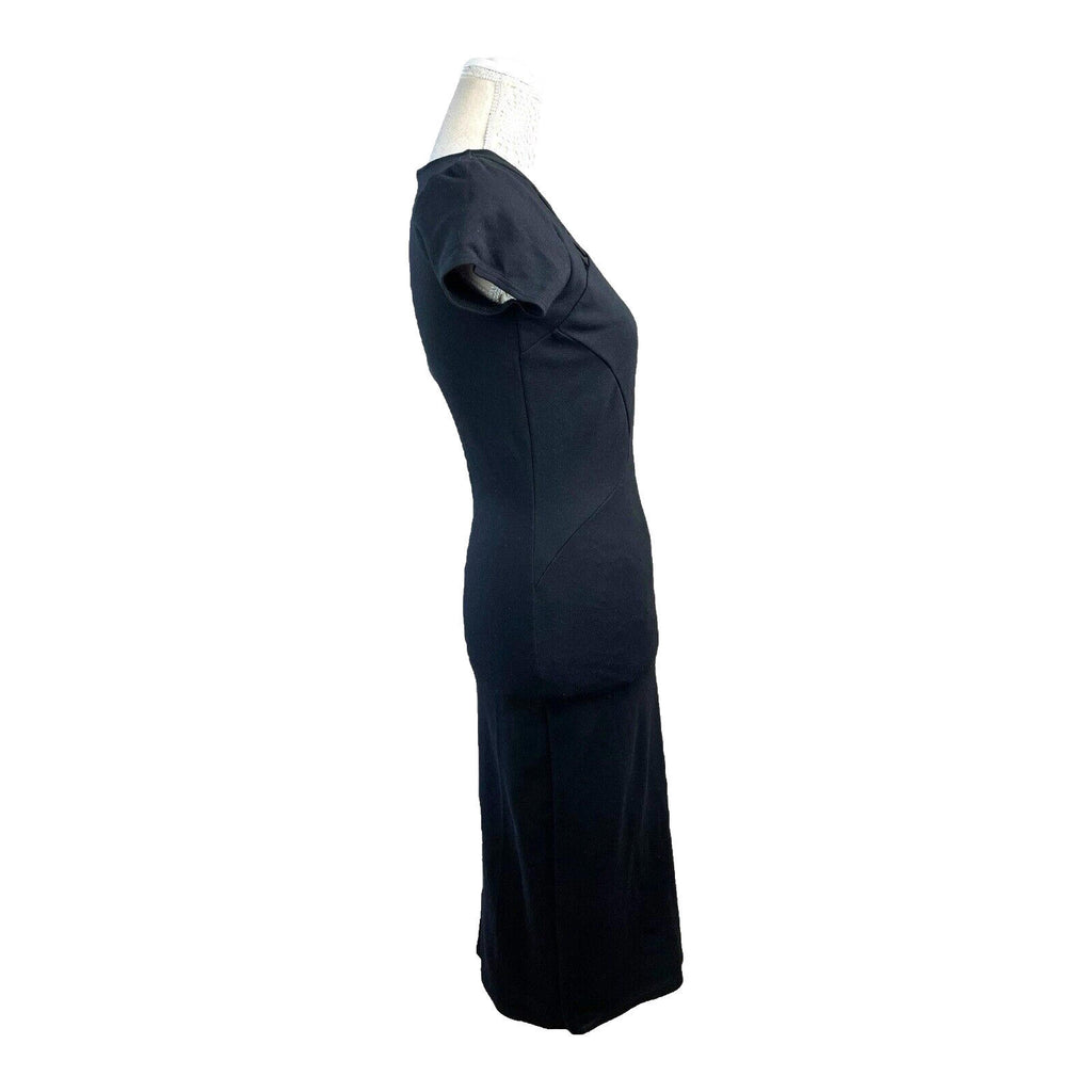 River Island Black Midaxi Dress Bodycon Women’s UK Size 12