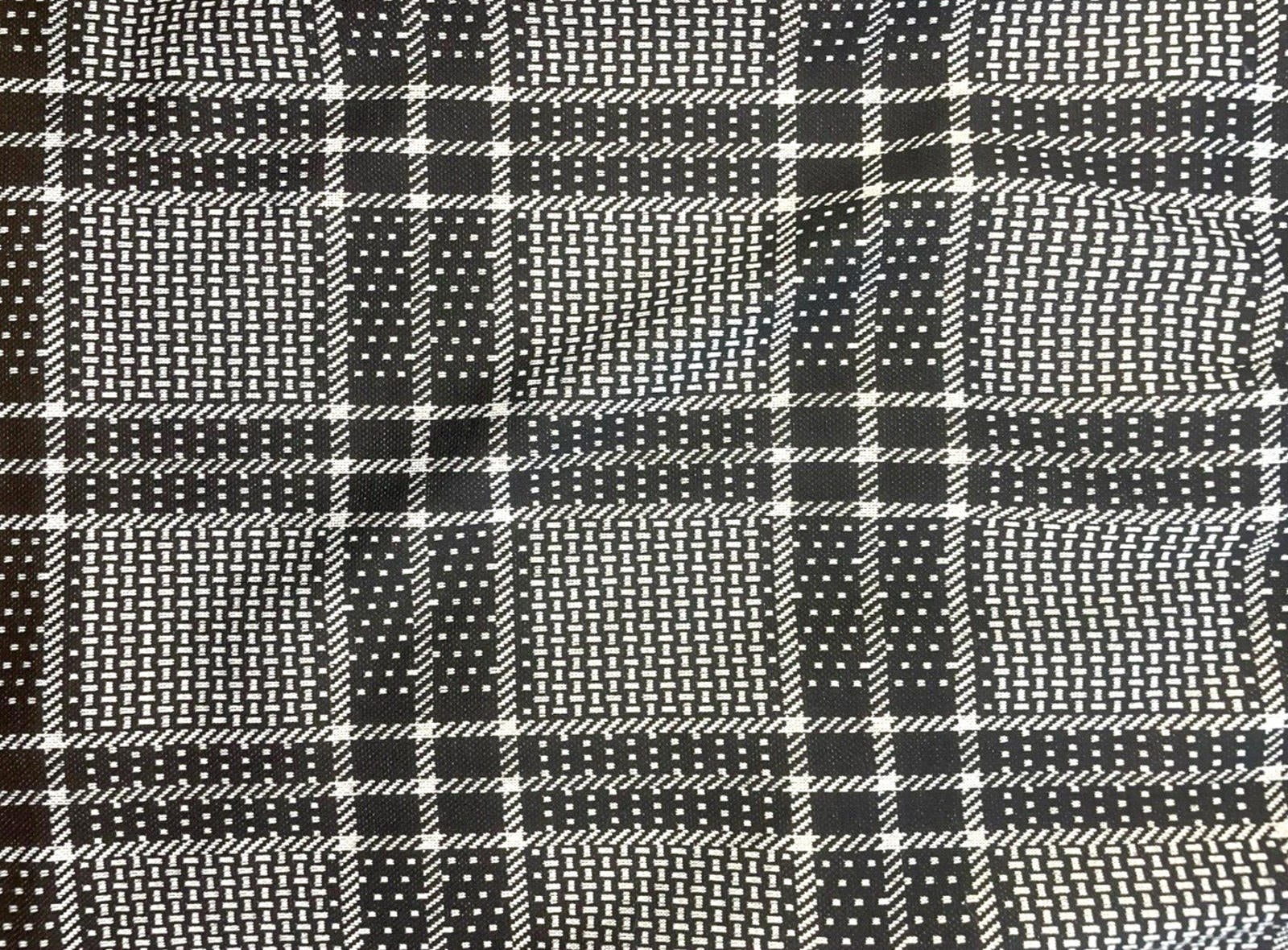 Peacocks Black Tartan Print Mini Skirt Aline Mock Pocket Women’s UK Size 14