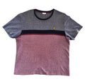 Next T-Shirt Red Blue Jersey Crew Neck 100% Cotton Men's UK Size XL