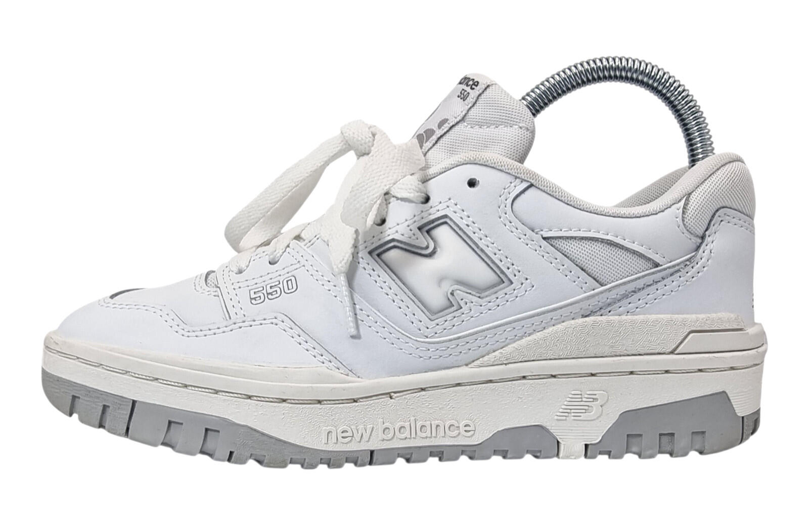 New Balance 550 Trainers Women's UK Size 4 White Grey Colorway Shoe Sneakers