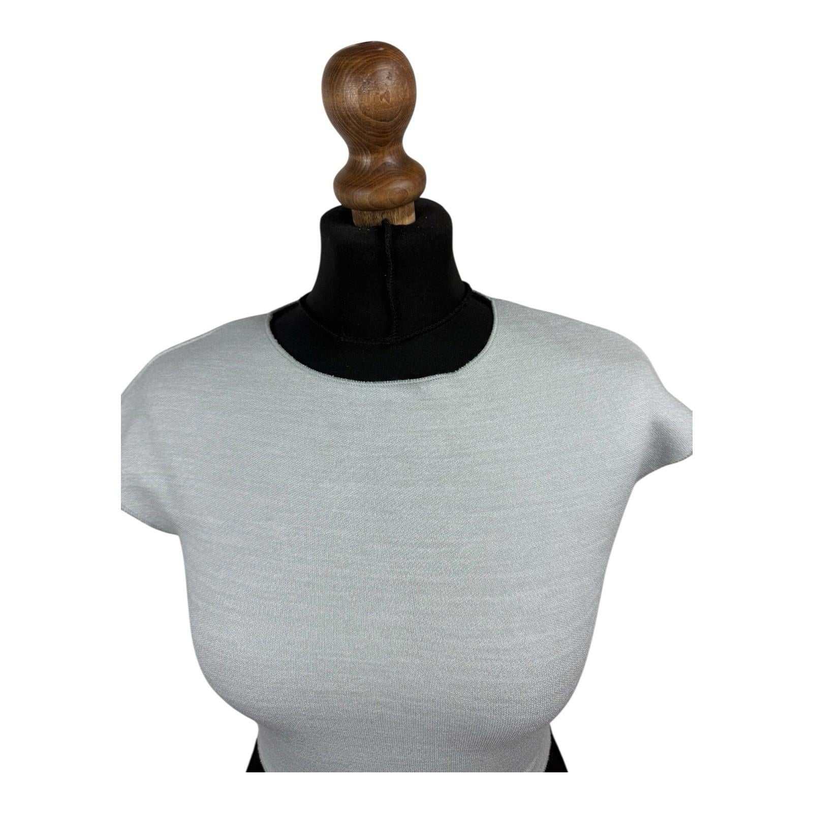 Zara Off White Crop Top. Baby Tee Stretch Women’s UK Size S