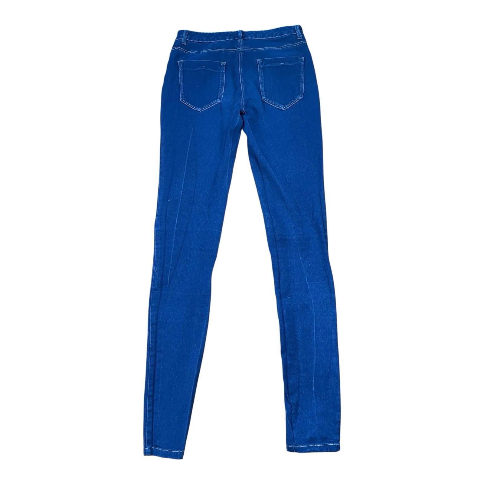 Very Navy Blue Denim Jegging Jeans Long Leg Skinny Fit Women’s UK Size 12 L