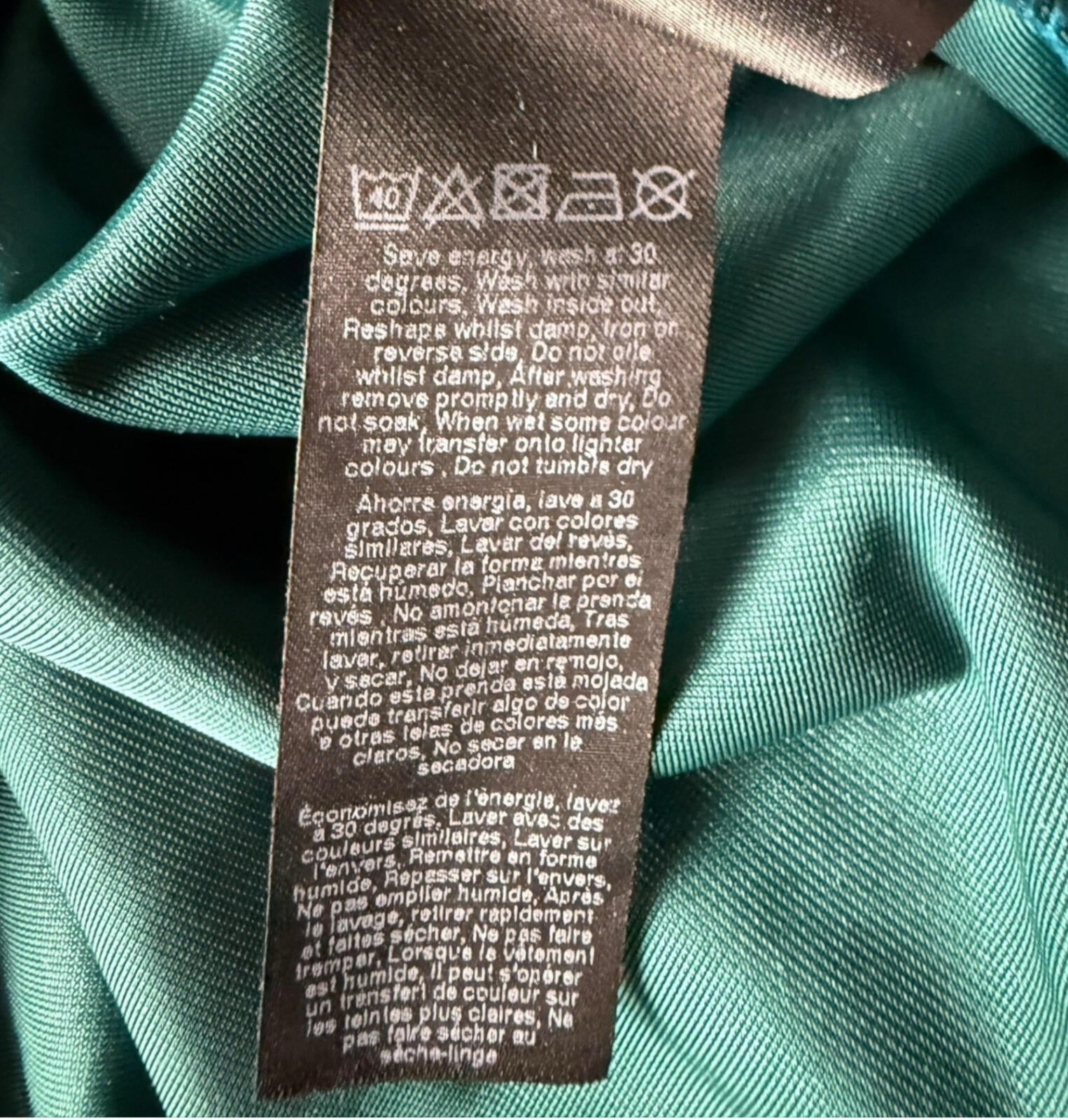 Miss Selfridge Velour Bodysuit Women’s UK Size 8 Sleeveless Green