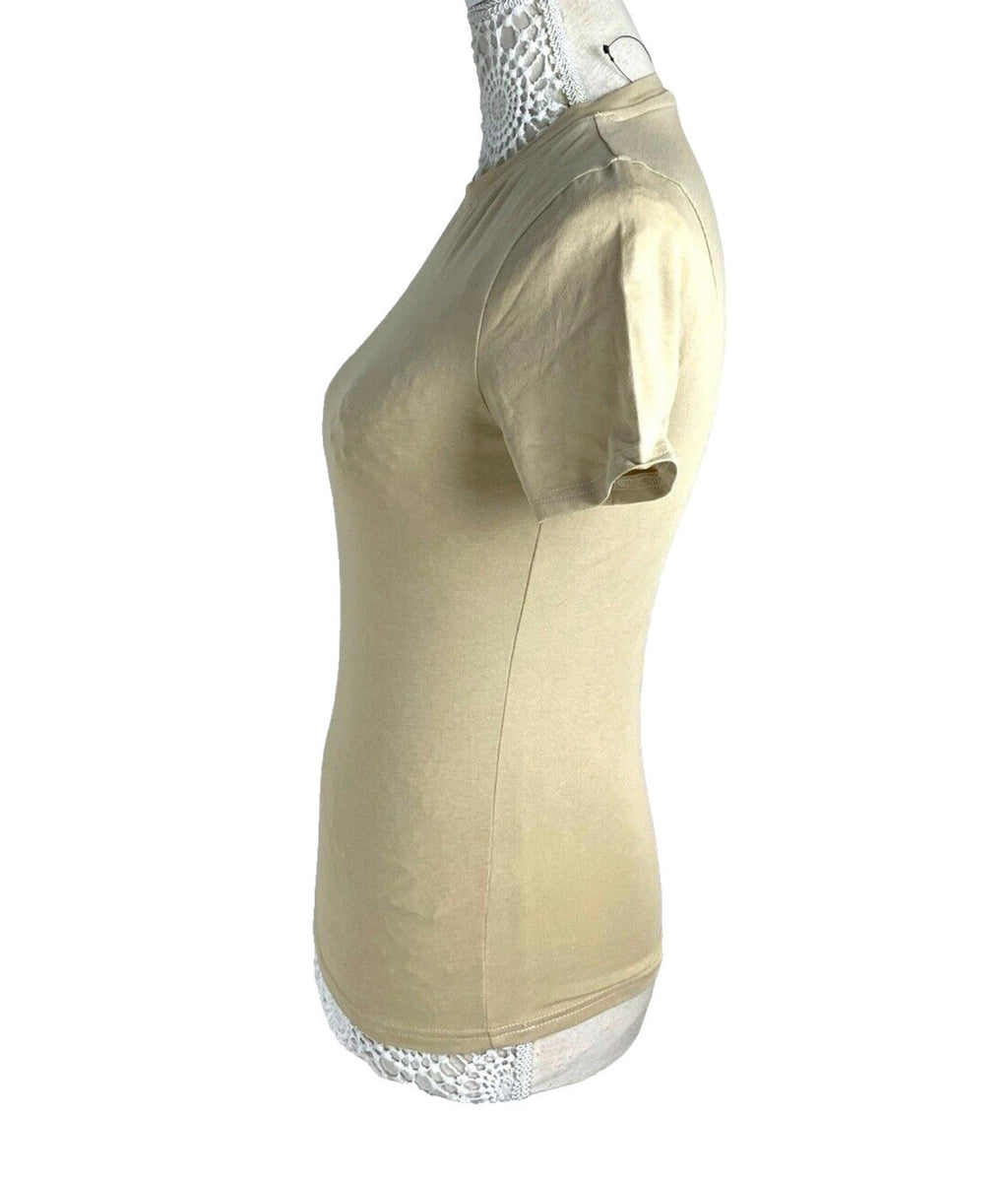 Pretty Little Thing Tall Beige T-shirt Women’s UK Size 8