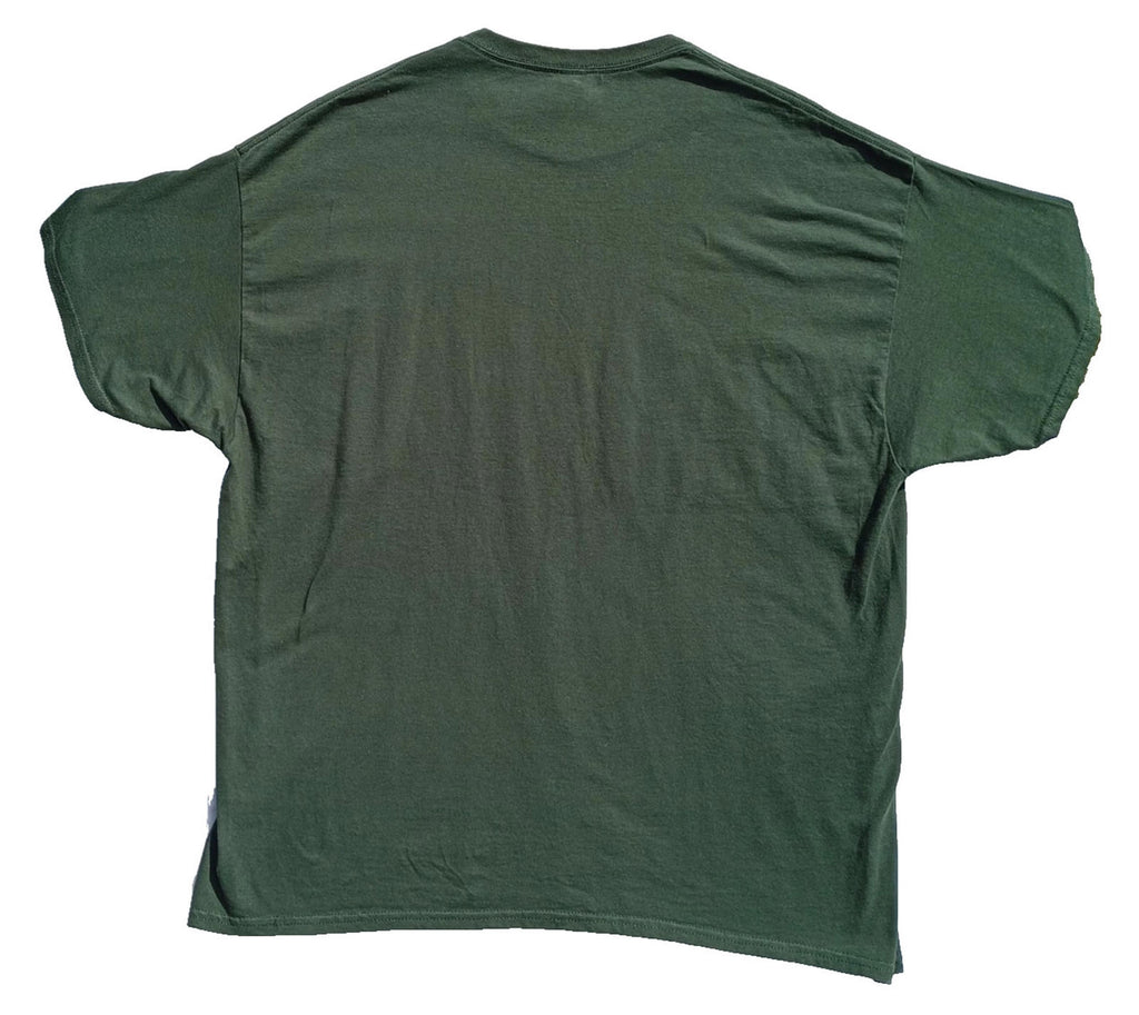 Belhaven Football Camp Graphic Print T-Shirt Men's UK Size 2XL Green 100% Cotton