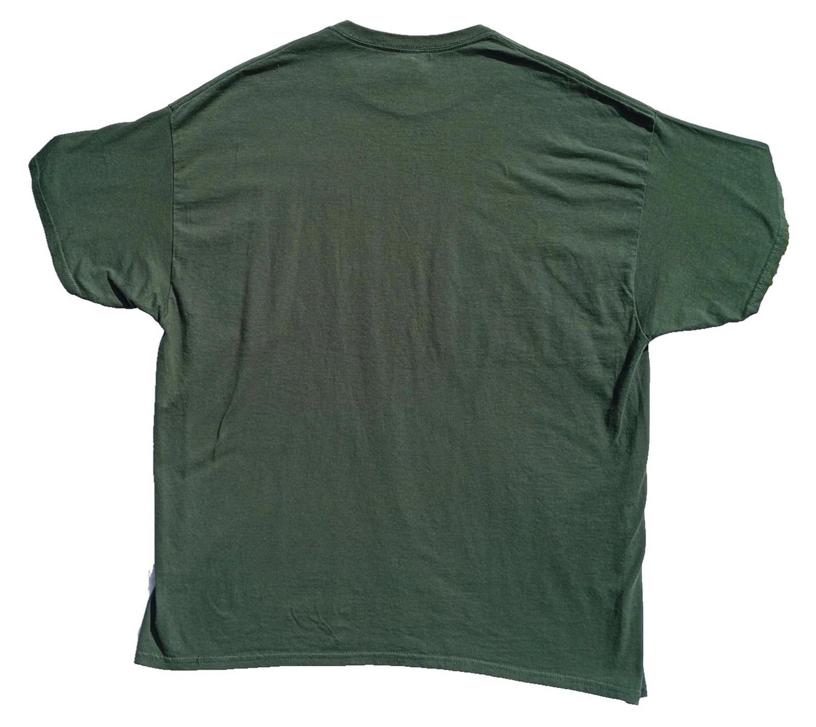 Belhaven Football Camp Graphic Print T-Shirt Men's UK Size 2XL Green 100% Cotton