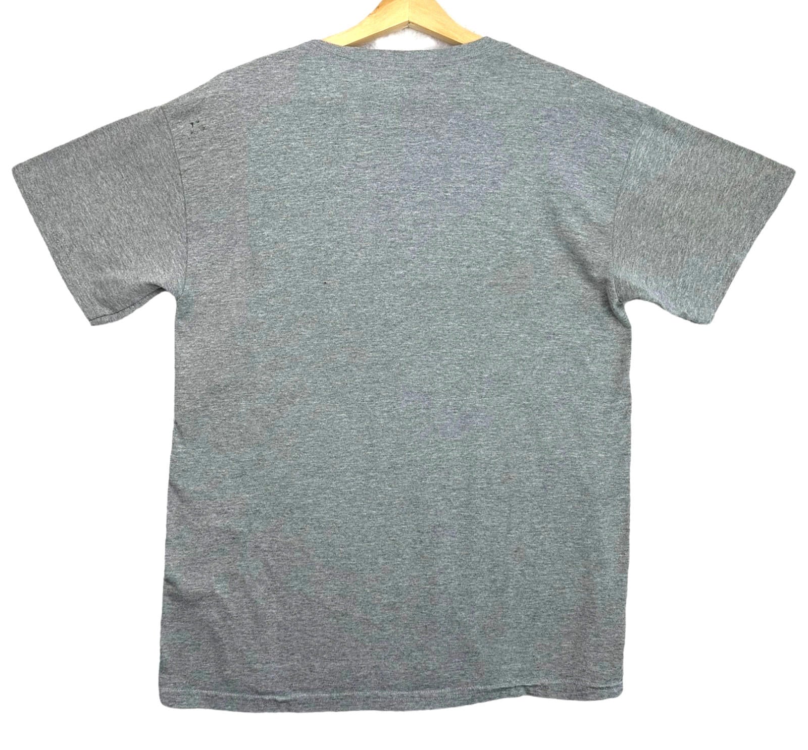Tully Lacrosse T-Shirt Men's UK Size M Grey Graphic Print Short Sleeve Crew Neck