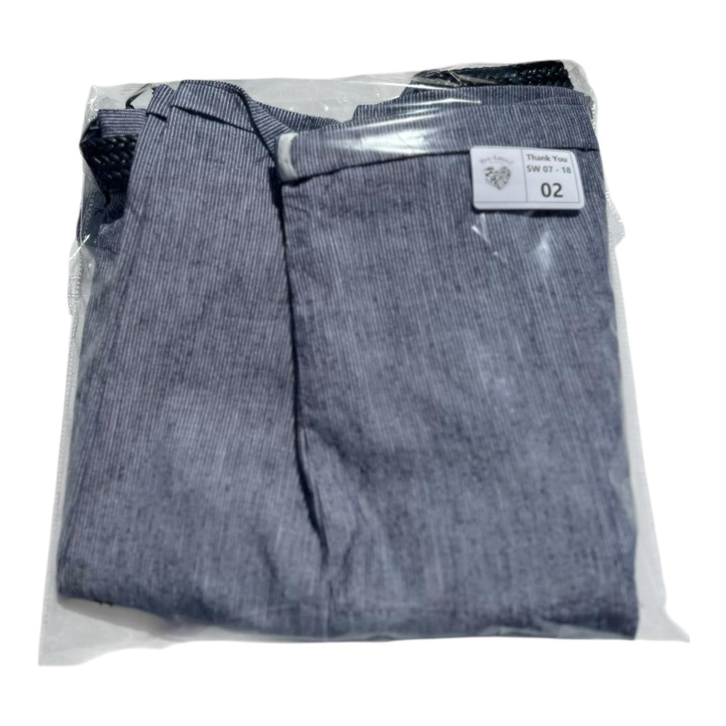 Denim Co Shorts Men's UK Size 36" W Blue Belted Pockets Button Up Summer Bermuda