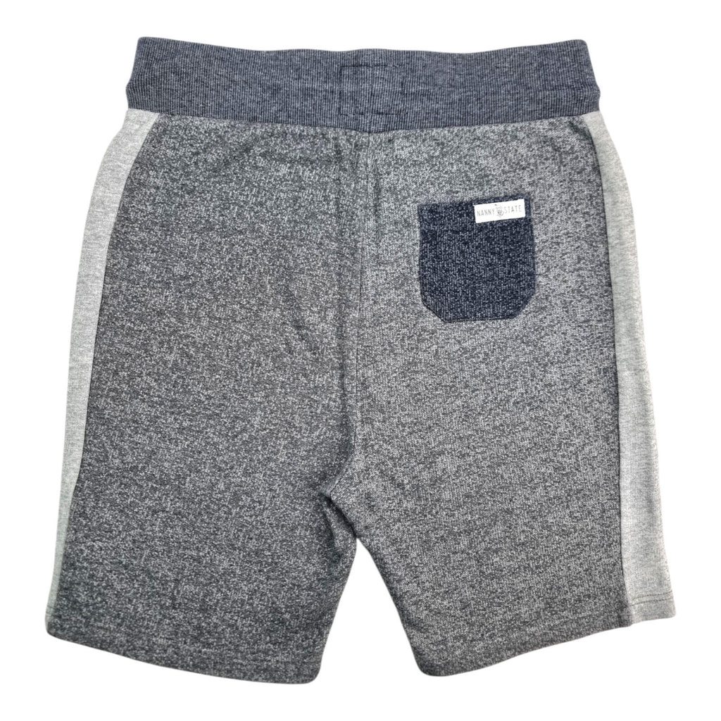 Nanny State Sweat Shorts Men's UK Size M Jersey Grey Blue Elasticated Waist