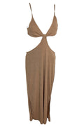 New Look Tan Cut Out Midaxi Dress Women’s UK Size S
