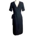 River Island Dress Black Belted Women's UK Size 8 Black