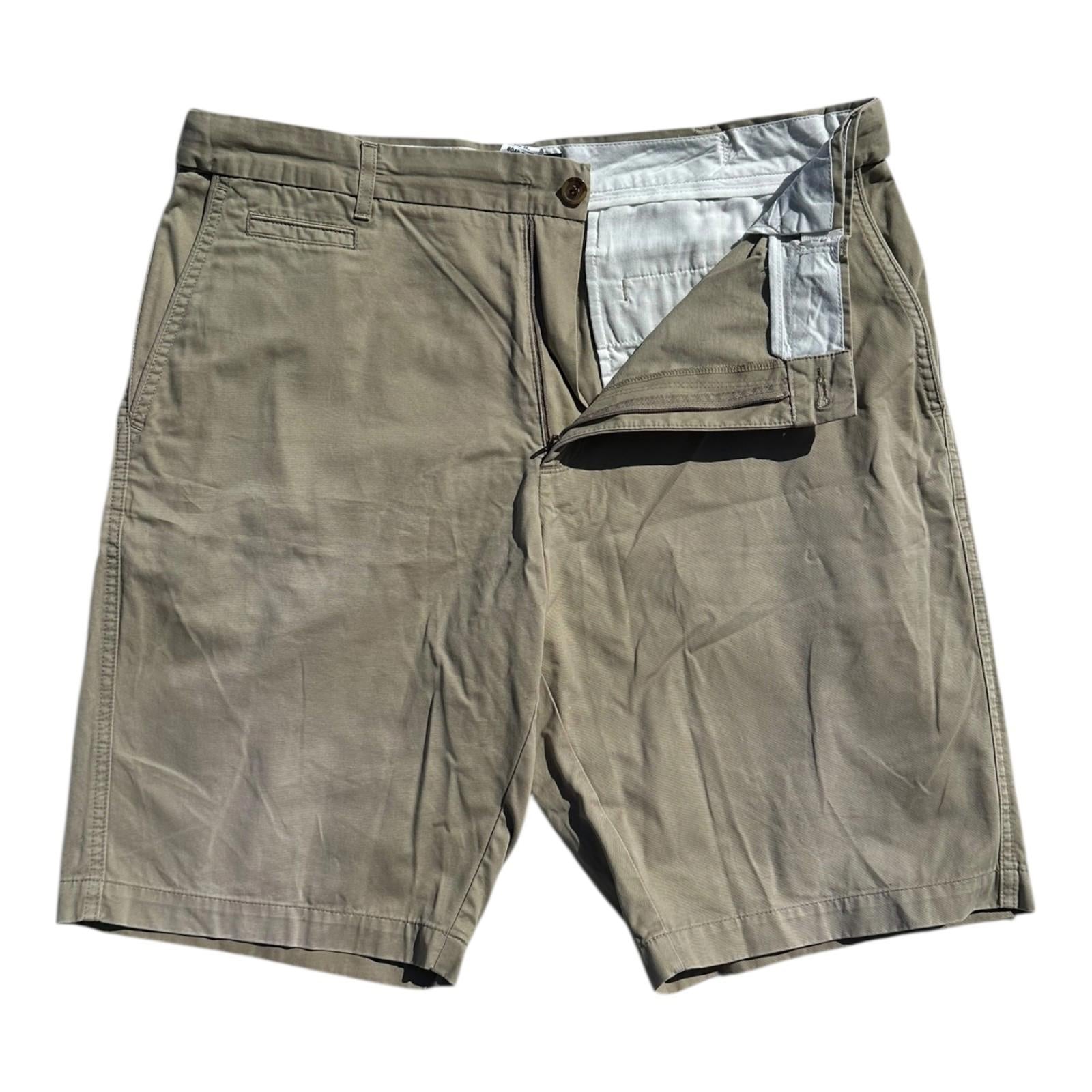 M&S Chino Shorts Men's UK Size 38" W Beige Smart 100% Cotton Summer