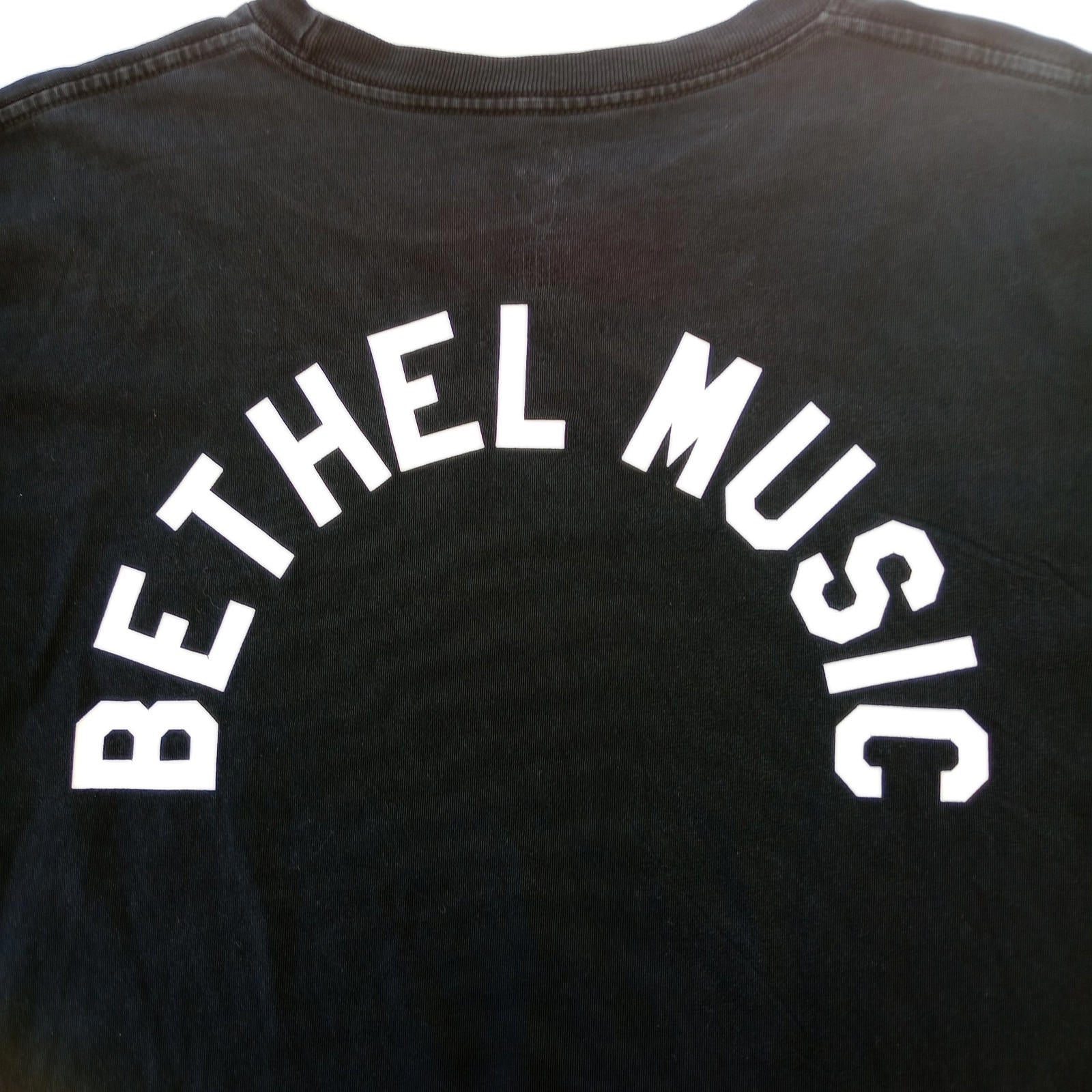Bethel Music T-Shirt Men's UK Size L Black The Cross Has Spoken Graphic Print