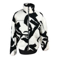 New Look Teddy Fleece Jacket Women’s UK Size S Zip Up Beige Black Coat