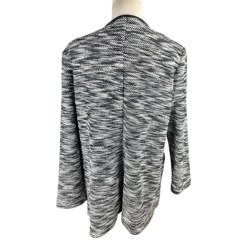 Thin Jacket George Black And White Open Front Women’s UK Size 16