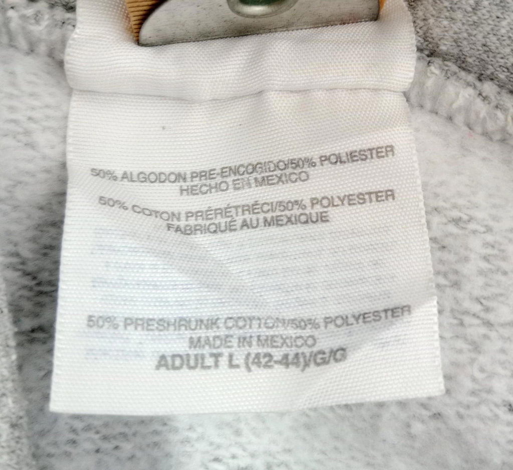 Grossmont Basketball Hoodie Men's UK Size L Grey Jersey Hooded Pockets Cotton