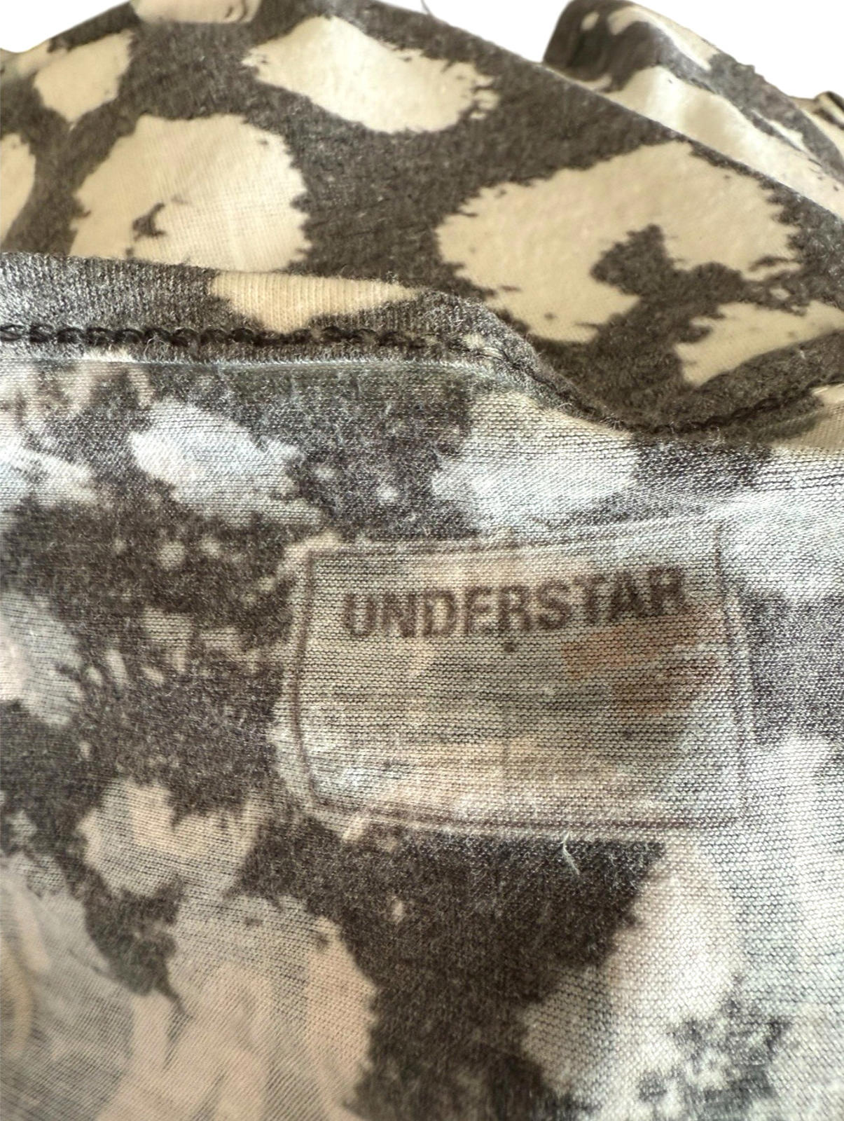Understar Cropped T-shirt Graphic Print Relaxed Fit Women’s UK Size M