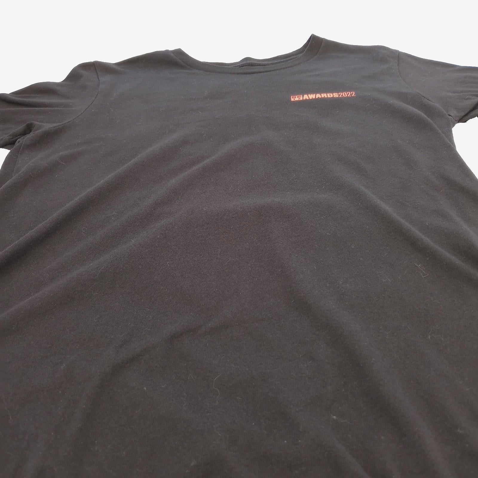 BET Awards Graphic Print T-Shirt Men's UK Size L Black Crew Neck 100% Cotton