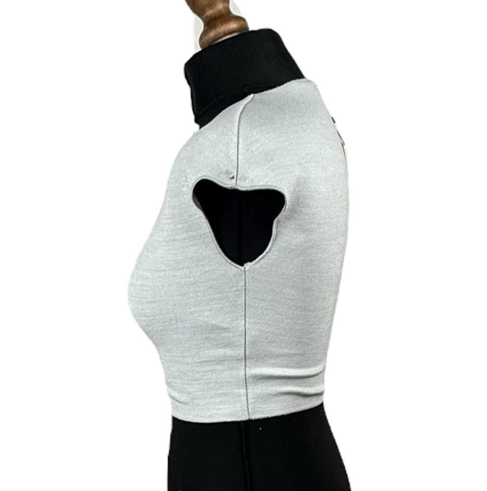 Zara Off White Crop Top. Baby Tee Stretch Women’s UK Size S