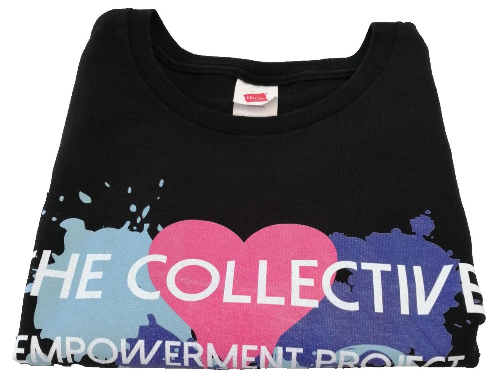 NYFW Empowerment T-Shirt Women's UK Size M Black Print Crew Neck 100% Cotton
