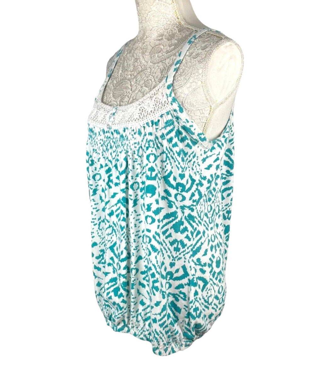 Bonmarche Vest Top Blouse Women's UK Size 12 Crochet Detail