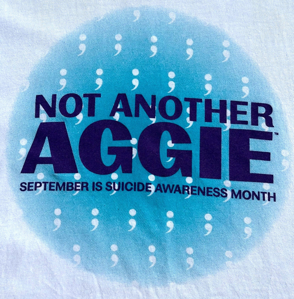 AGGIE T-Shirt Men's UK Size 2XL White Graphic Print Short Sleeve